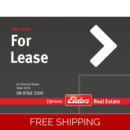 Elders For Lease 60x45cm Sticker Set